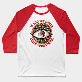 Nurse Christmas Ophthalmology a Ophthalmic Nurse Nursing Baseball T-Shirt